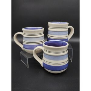 Set of 3 Pfaltzgraff Coffee Mugs, "Rio" Dinnerware Line, Stoneware, 12oz.
